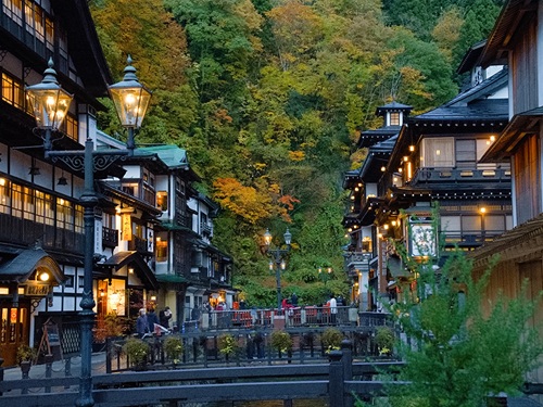 阿信的故鄉~銀山溫泉街
